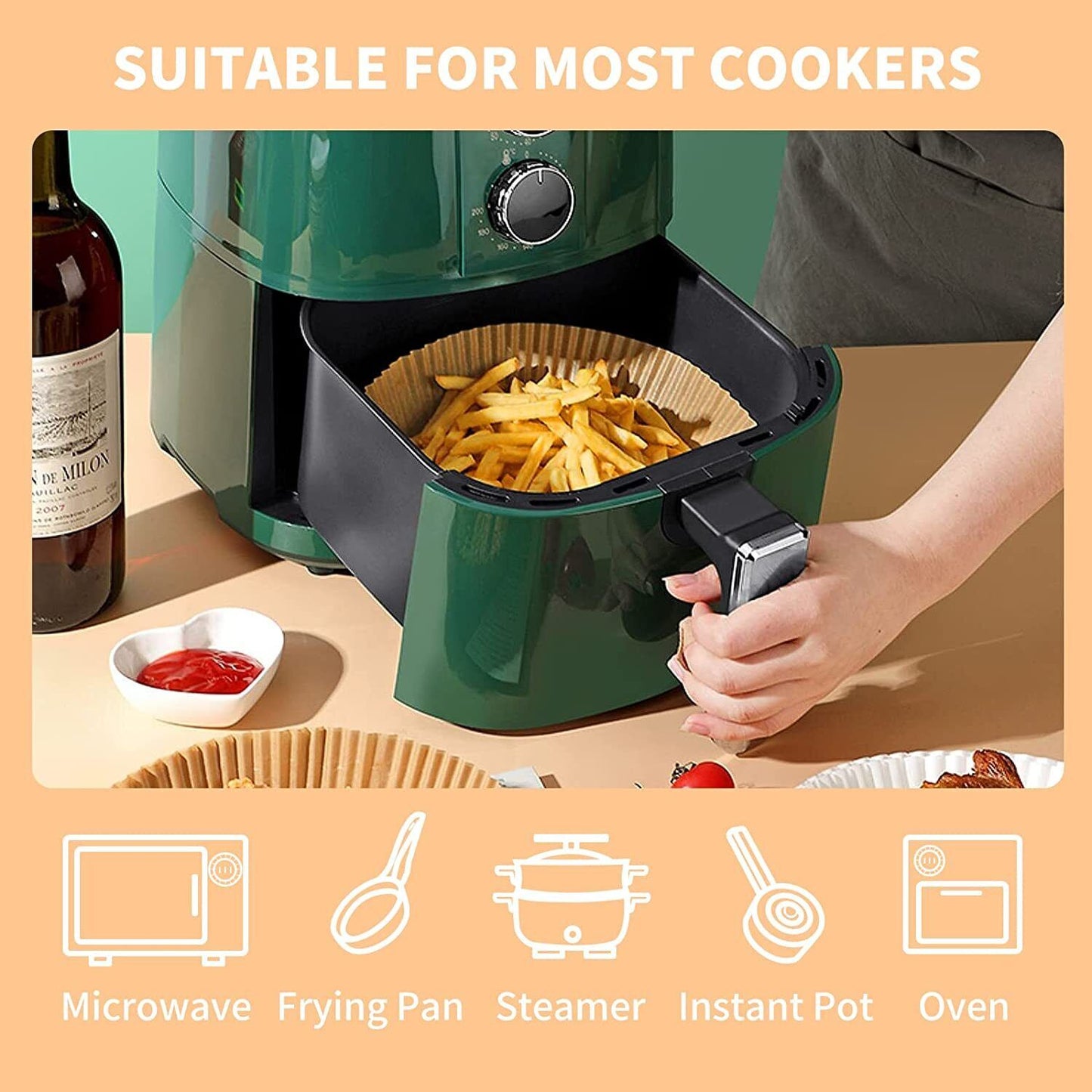 Air Fryer Disposable Paper Liner