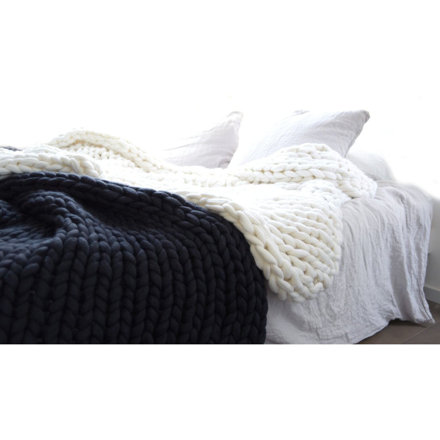 Nordic Thick Wool Hand-woven Blanket