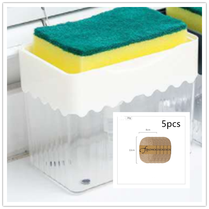 2-in-1 Soap Dispenser Sponge Caddy