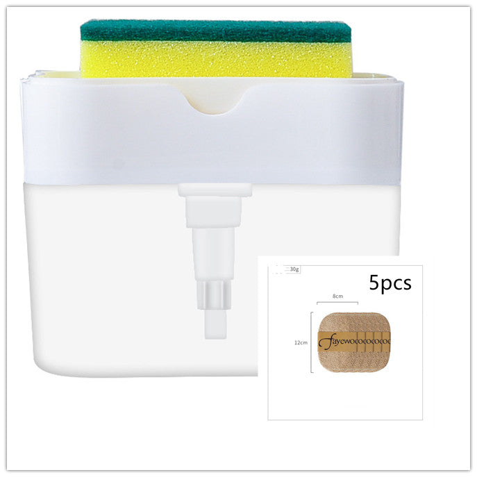 2-in-1 Soap Dispenser Sponge Caddy