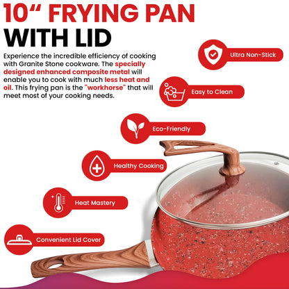 10 Inch Frying Pan With Special Lid -
