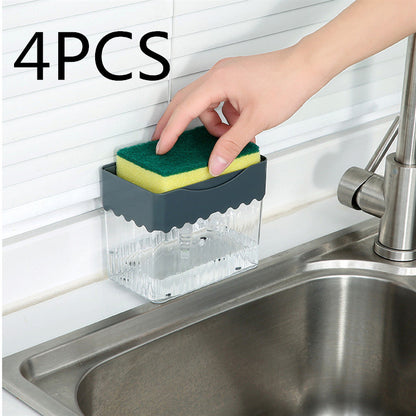 2-in-1 Soap Dispenser Sponge Caddy