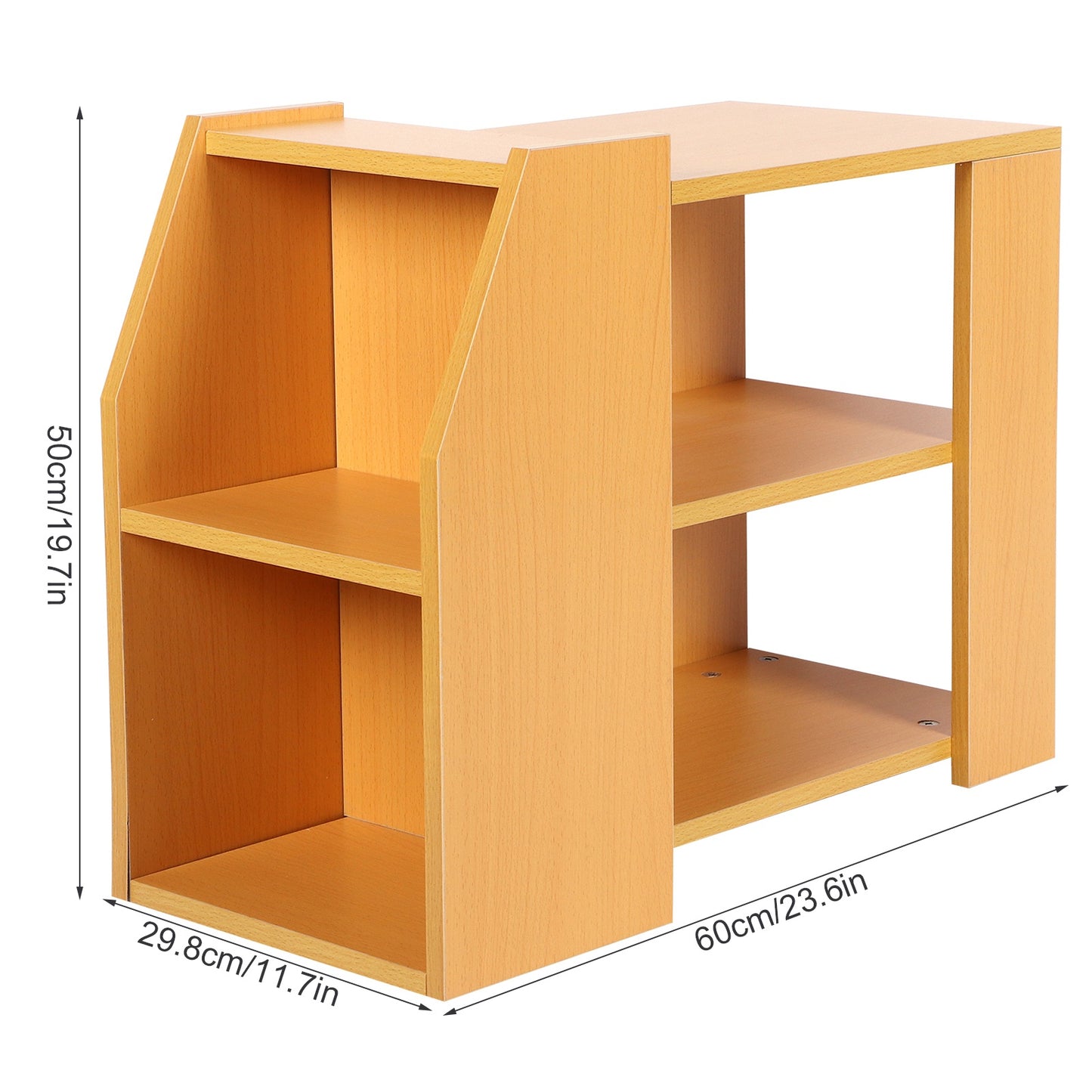3 Tier Modern Bookshelf Storage Rack